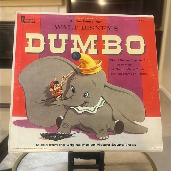 Walt Disney’s Dumbo – Original Motion Picture Soundtrack LP (1959) - Picture 1 of 13